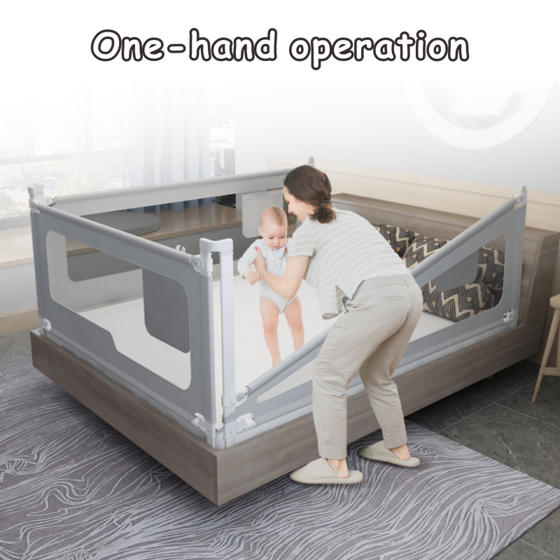 baby bed safety rail