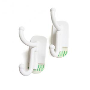 two way adhesive plastic wall hook for home decor
