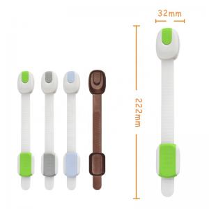 Self-adhesive plastic long baby locks for cabinets