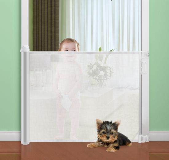 Upgrade Rollable Baby Stuff Mesh Safety Gate