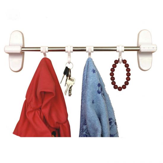 Hook Manufacturer Detachable Heavy Duty Bathroom Hanger With 4 hooks