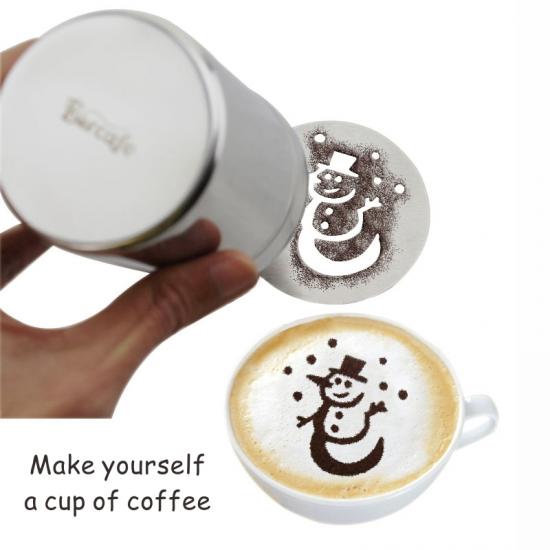 Индивидуальный элегантный дизайн из нержавеющей стали кофе трафарет металл Barista кофейный трафарет