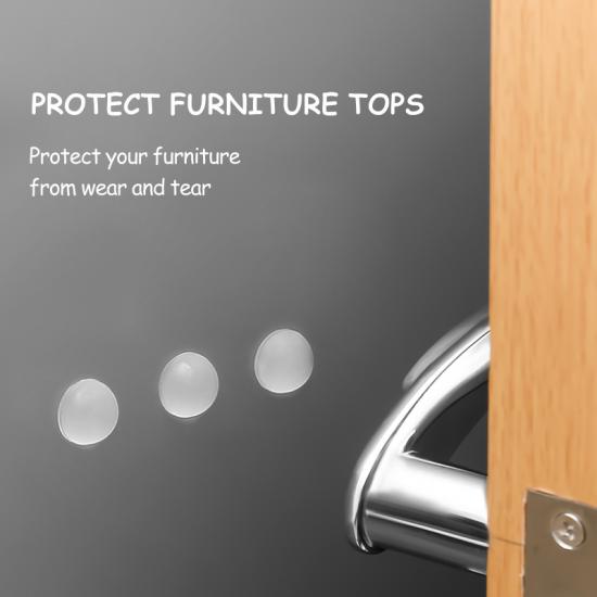 Transparent non-trace rubber bumpers pad furniture bumper