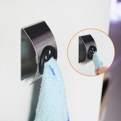 sticky bathroom clip stainless steel towel hooks