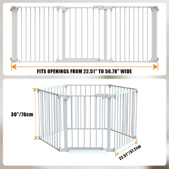 Wooden Home Baby Gate (Stylish)